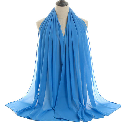 PREMIUM Chiffon Hijab 180 x 70 cm / in 67 Farben erhältlich