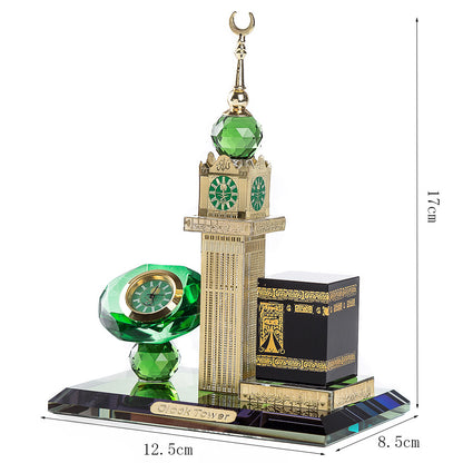 Kaaba Architektur mit integrierter Uhr