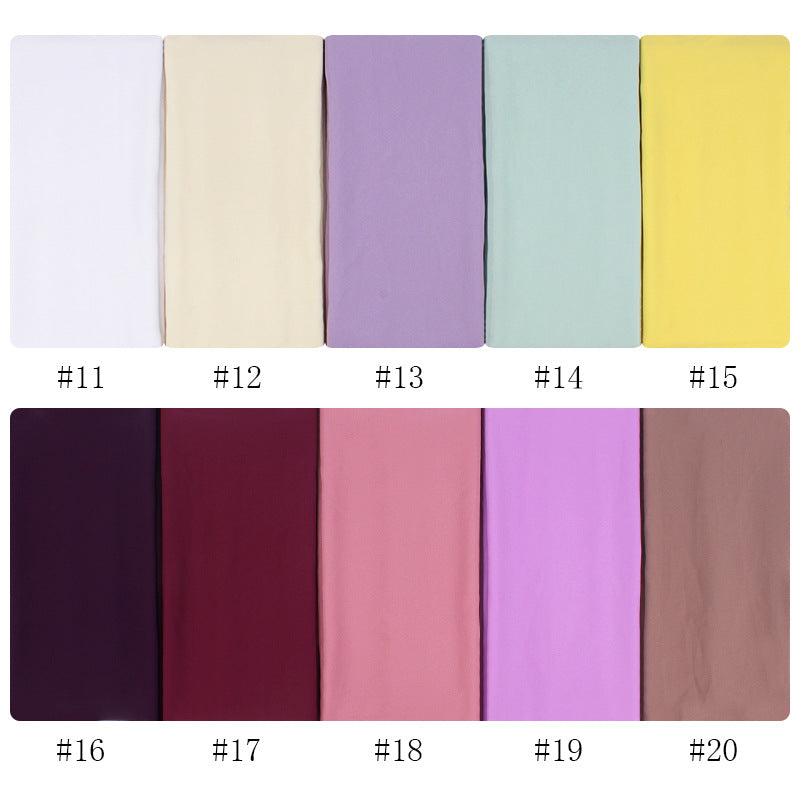 PREMIUM Chiffon Hijab 180 x 70 cm / in 67 Farben erhältlich