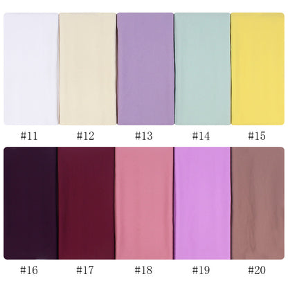 PREMIUM Chiffon Hijab 180 x 70 cm / in 67 Farben erhältlich