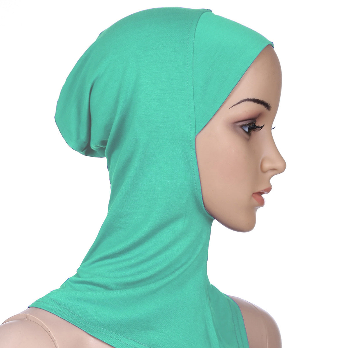 Hijab Bonnet mit Halsabdeckung / in 22 Farben erhältlich