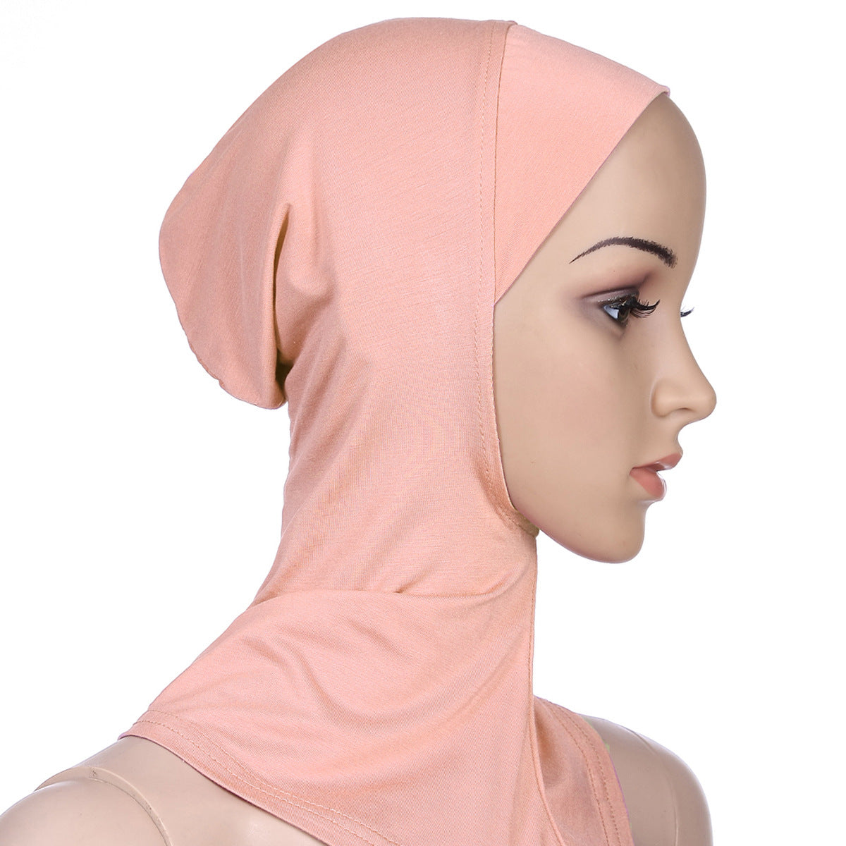 Hijab Bonnet mit Halsabdeckung / in 22 Farben erhältlich