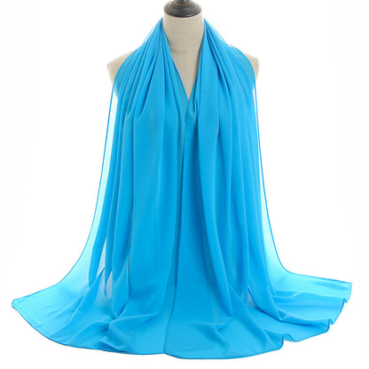 PREMIUM Chiffon Hijab 180 x 70 cm / in 67 Farben erhältlich