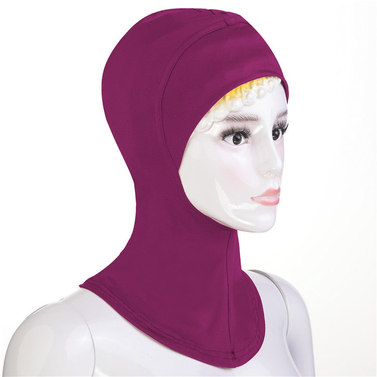 Hijab Bonnet mit Halsabdeckung / in 22 Farben erhältlich