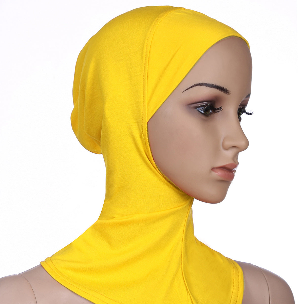 Hijab Bonnet mit Halsabdeckung / in 22 Farben erhältlich