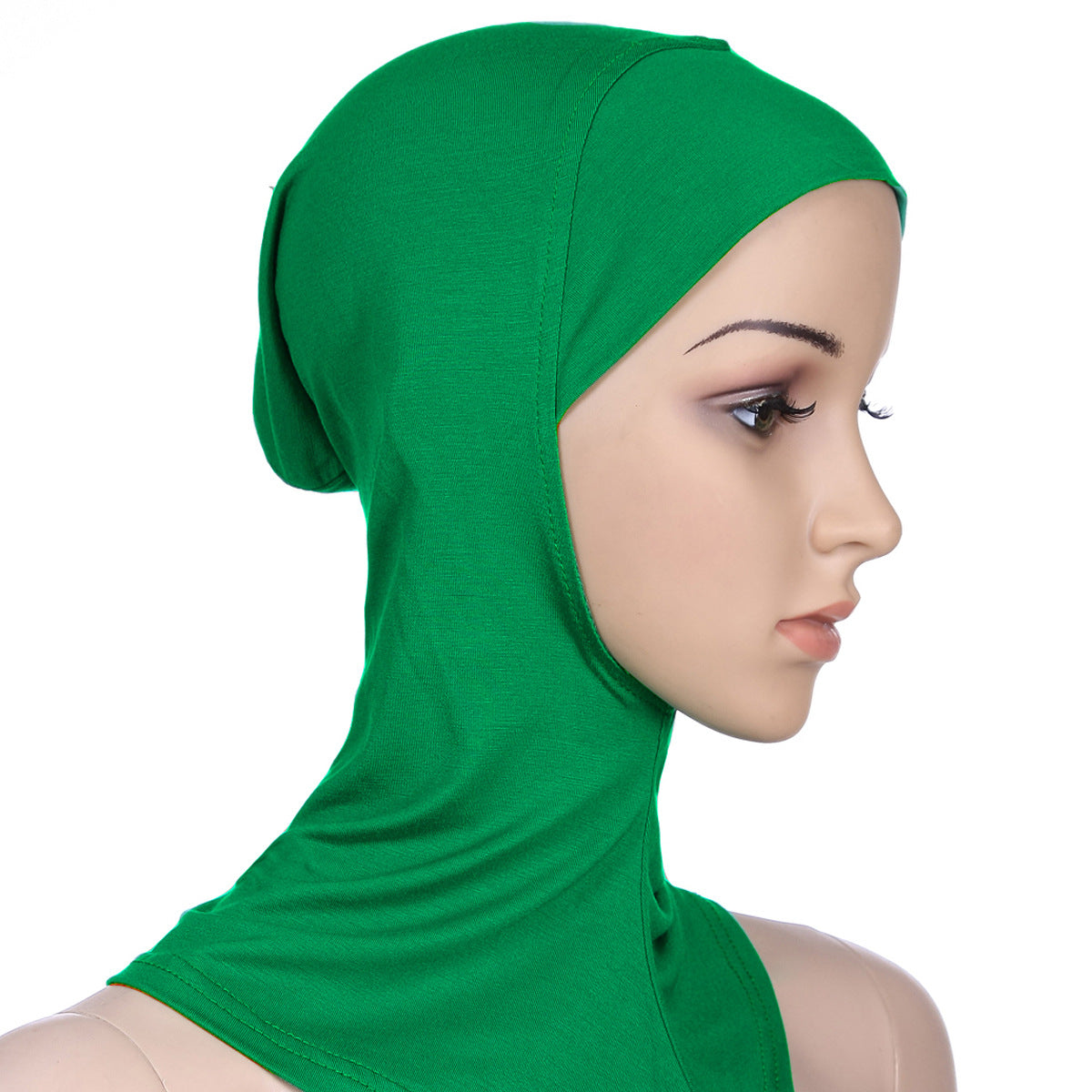 Hijab Bonnet mit Halsabdeckung / in 22 Farben erhältlich