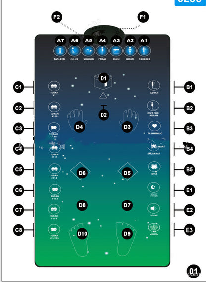 Mein Gebetsteppich - Erwachsene interaktiver Gebetsteppich