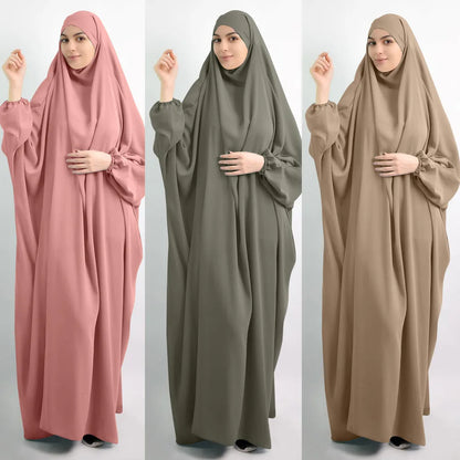 NEU Einfarbige Abaya Gebetskleid / in 10 Farben erhältlich