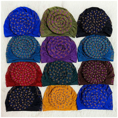 Turban 12 Stück/Set,       6 Stück/ Set